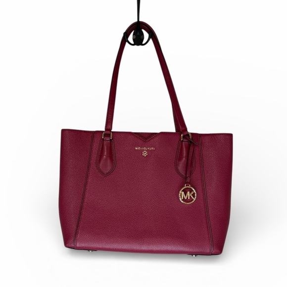 Michael Kors Handbags - Michael Kors- Mae 100% Leather Tote Bag